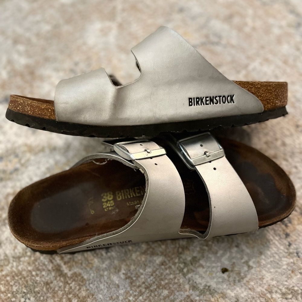 Birkenstock Silver Sandals